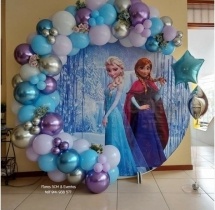 party artists Frozen Theme Balloon Decoration
